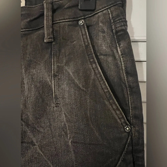 We The Free Vector Moto Mid Rise Flare Jeans Women's Size 27 - Picture 7 of 15